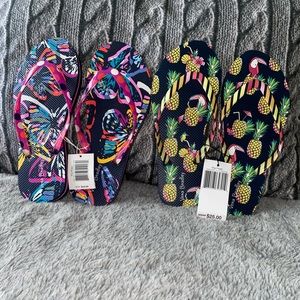 Vera Bradley Flip flop bundle